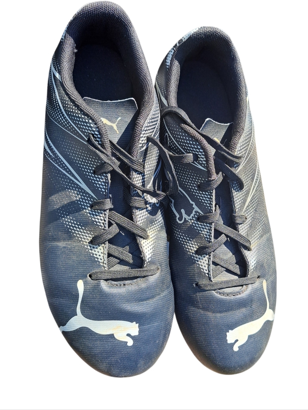 Puma Soccer Cleats Men’s 6 Youth 6Y Black Firm Ground